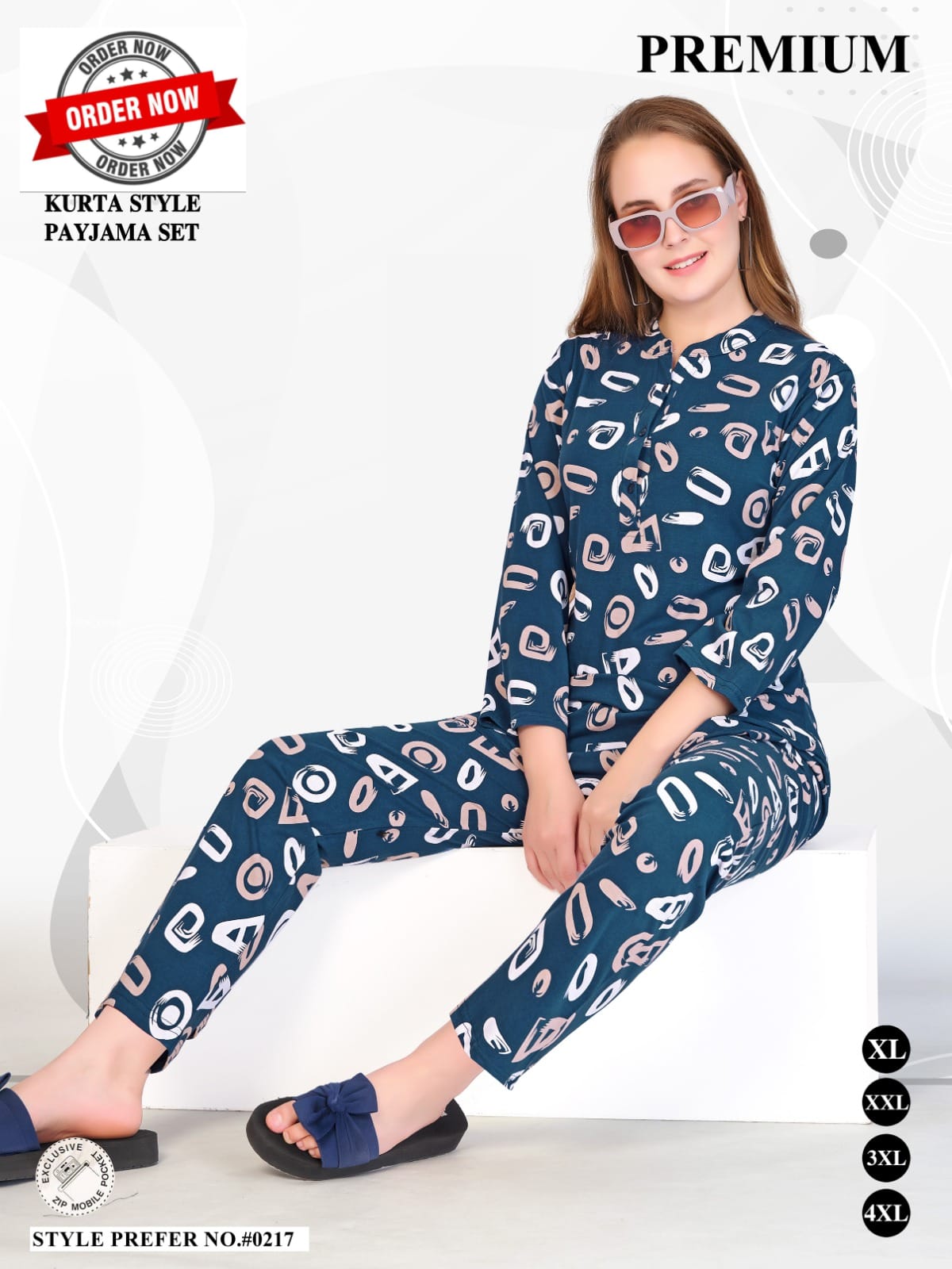 Vol AT 0217 Summer Special Hosiery Cotton Night Suit Wholesale Price In Surat
